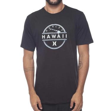 Imagem de Camiseta Hurley Hawaii Oversize SM23 Masculina Preto