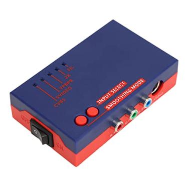 Imagem de A V para Hdmi Converter, 480p 576p Zero Latency Retroscaler2x Line Doubler Suporta Ntsc e Pal Signals Line Multiplier for Retro Game Console N64 Md1 Md2 (Azul)