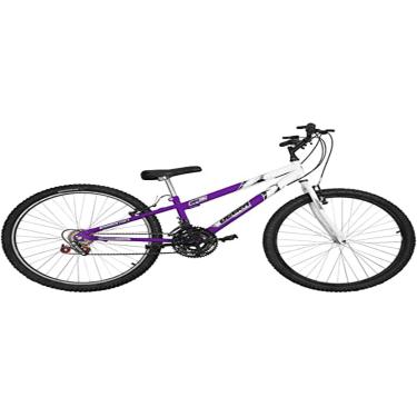 Imagem de Bicicleta de Passeio Ultra Bikes Esporte Bicolor Aro 26 Reforçada Freio V-Brake – 18 Marchas Cinza Fosco/Branco
