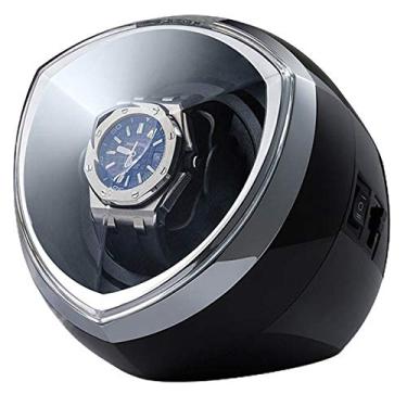 Imagem de Enrolador de relógio automático único com motor silencioso, 4 configurações de modo de rotação com motor silencioso com almofadas macias de relógio para pulso masculino e feminino