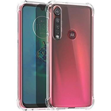 Imagem de Capa Protetora Para Motorola Moto G8 Plus Tela De 6.3 Polegadas Capinha Case Transparente Air Anti Impacto Prote��o De Silicone Flex�vel - Danet