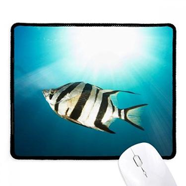 Imagem de Mousepad Marine Organism Tropical Sea Fish Tapete de borracha para jogos