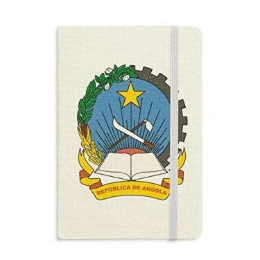 Imagem de Caderno com emblema nacional de Luanda Angola oficial em tecido capa dura