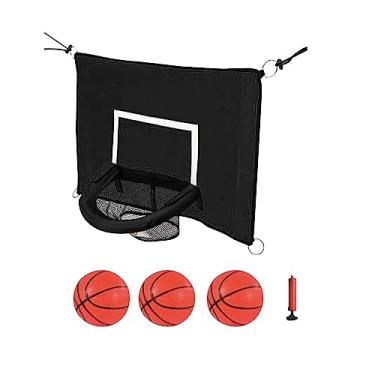 Imagem de Colaxi Mini cesta de para trampolim, treinamento de, brinquedo, jogo de para crianças, jogo de, esportes, ao ar, estilo e