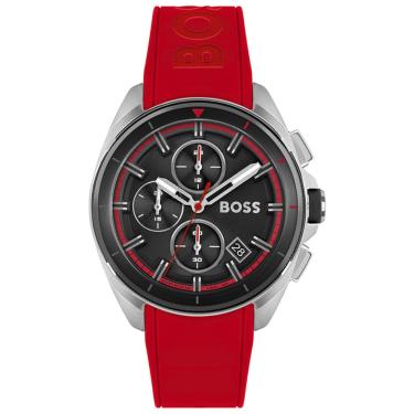 Imagem de Relógio Boss Masculino Borracha Vermelha 1513959  masculino