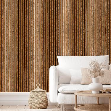 Imagem de Papel de Parede Madeira Ripada Slim - MR001