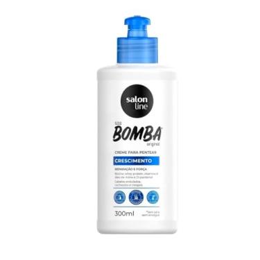 Imagem de Salon Line, Creme de Pentear, SOS Bomba, Crescimento - Cabelos Ondulados, Cacheados e Crespos, 300 ml