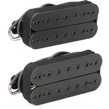 Imagem de Seymour Duncan Mark Holcomb Scarlet and Scourge Conjunto de captador de 2 peças Humbucker de 7 cordas – Preto