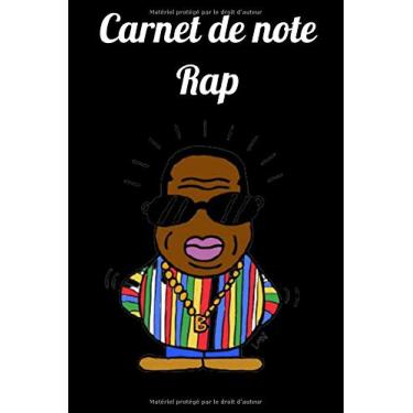 Imagem de Carnet de note Rap: Carnet de note Rap, cahier d’écriture pour rap, hip hop, Battle punchlines, instru.