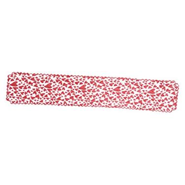 Imagem de MAGICLULU Suprimentos Para Festa De Casamento Toalha De Mesa Corredor De Mesa De Luxo Para Festa De Noiva Material De Poliéster 1 Peça Dia Namorados Decoração De Casamento
