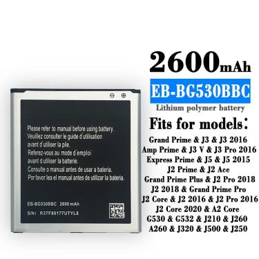 Imagem de SAMSUNG Bateria EB-BG530BBC EB-BG530BBE para Galaxy Grande Prime J3 2016 SM- J320F/DS j2 prime