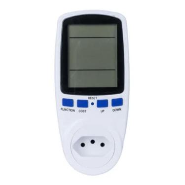 Imagem de Wattímetro Digital Medidor Energia Tomada Br 120V 15A Tomada