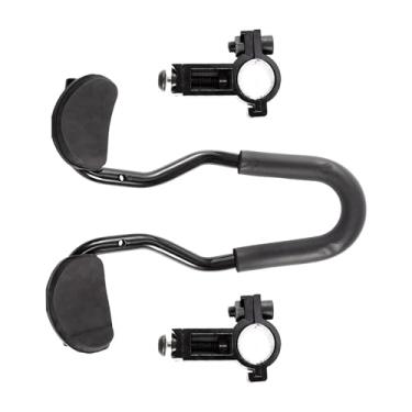 Imagem de simhoa Guiador para descanso de bicicleta, guiador tt para prova de tempo, guiador auxiliar, barra tt para bicicletas de montanha, triatlo