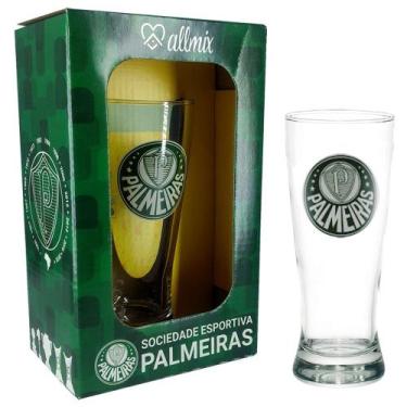 Imagem de Copo Chopp Do Palmeiras 300 Ml Em Caixa Personalizada - Allmix