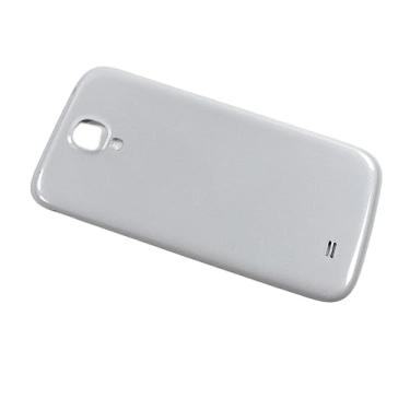 Imagem de SHOWGOOD Capa de bateria para Samsung Galaxy S4 I9505 I9500 I337 Capa de bateria traseira capa de plástico peças de reposição (S4 branco)