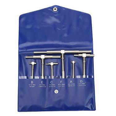 Imagem de MUNEFE Medidor telescópico de precisão, conjunto de medidor de identificação telescópico, micrômetro interno, uma ferramenta confiável para profissionais e entusiastas do faça você mesmo