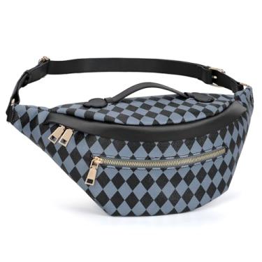 Imagem de JKEEMI Presentes de Dia dos Namorados para Ela 2024 Bolsas de Alça Pequenas na Moda para Mulheres, Bolsa de Couro PU Bolsa Cruzada Pochete, Preto, Medium, A