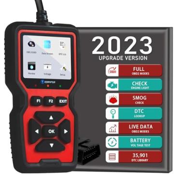 Imagem de TESANFOR OBD2 Scanner Ferramenta de Diagnóstico Carro Verificação do Motor Leitor de Código de Falha, para Todos os Carros de Protocolo OBD II desde 1996, Vermelho