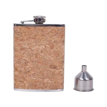 Imagem de Cantil Em Aço Inox E Tica com Funil 2,2X9,5X13,8cm - Full Fit