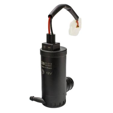 Imagem de Bomba Reservatório Água Limpador Parabrisa Partida a Frio Ford 12V Bico Grosso com Chicote 2 Pinos - DS31013