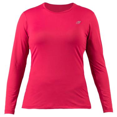 Imagem de Sem Sinergia>Camiseta  manga longa feminino colors uv - fps 50+ esporte mormaii Rosa-escuro PP 
