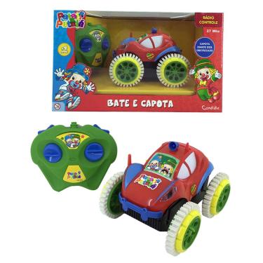 Imagem de Veiculo Bate e Capota Patati Patatá - 3 fun pilhas