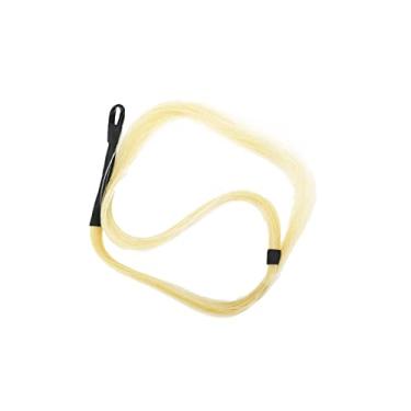 Imagem de FarBoat Cabelo de substituição de arco de rabo de cavalo natural de 2,6 m para violino, viola, violoncelo, erhu chinês ou outras ocasiões com cordas