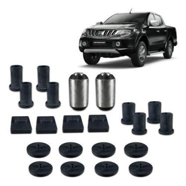 Imagem de Kit Buchas Do Feixe De Mola Traseiro/anti Ruido Triton 2017/ - Borfix