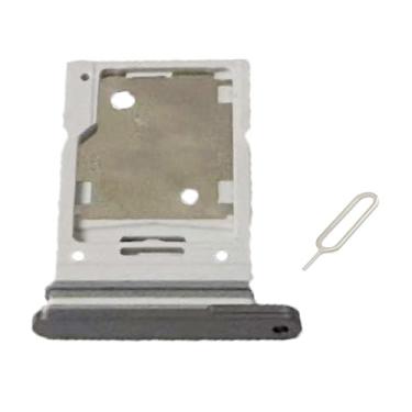 Imagem de UPONEW Para Samsung Galaxy S9 Plus Tablet Bandeja de Cartão SD Suporte de Cartão SIM Recipiente Peça de Substituição (Preto)