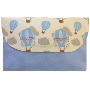 Imagem de Bolsa Térmica para Cólicas com Estampa de Balões e Nuvens Azul