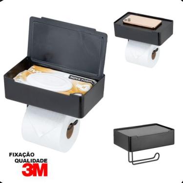 Imagem de Suporte 3 Em 1 Com Fita 3m Papel Higiênico Lenço E Celular - Arthi, Pr