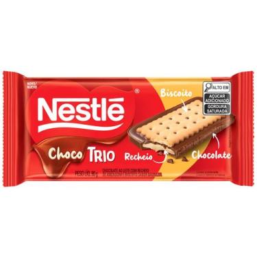 Imagem de Barra de Chocolate Choco Trio 90g Nestlé, 90g, 1, Chocolate ao Leite R