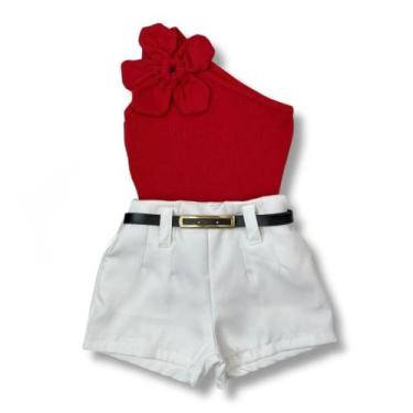 Imagem de Look De Natal Infantil Mini Diva Conjunto Meninas Moda Festa - AK FASH