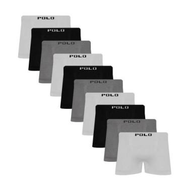 Imagem de Kit C/10 Cuecas Polo Boxer Microfibra Sortido - POLO STAR, Sortido, GG