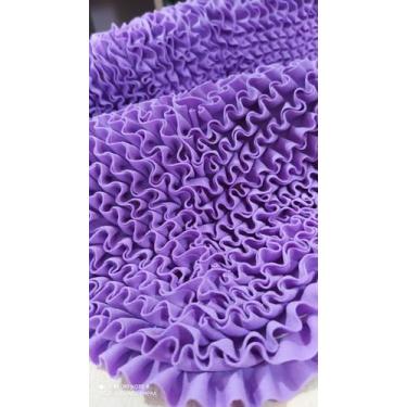 Imagem de Tapete de frufru para porta com fundo antiderrapante 1 peça - VALENTIN