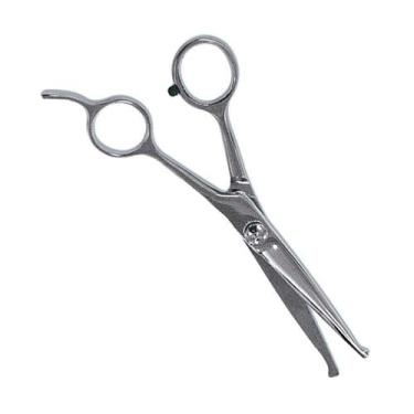 Imagem de Tesoura Chalesco Ponta Redonda 7' para Cães e Gatos