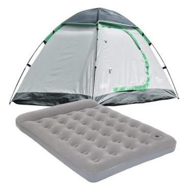 Imagem de Kit Barraca Aruba 2 Pessoas + Colchão Casal Coleman, Único
