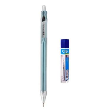 Imagem de Kit Lapiseira Spark 0.7mm Azul Metálico + Tubo Grafite - CIS