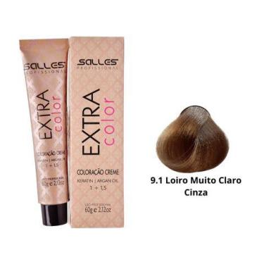 Imagem de Coloração Tintura Extra Color Salles Profissional 60g, 9.1