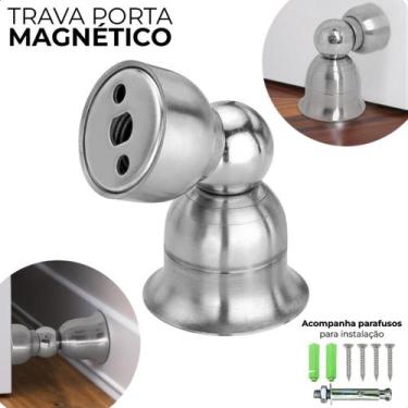 Imagem de Batedor Segura Porta Magnético Amortecimento Prendedor - kings ferrage