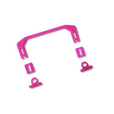 Imagem de Alça Executiva Reta Colorida Pacote C/50 - Celco, Rosa flúor