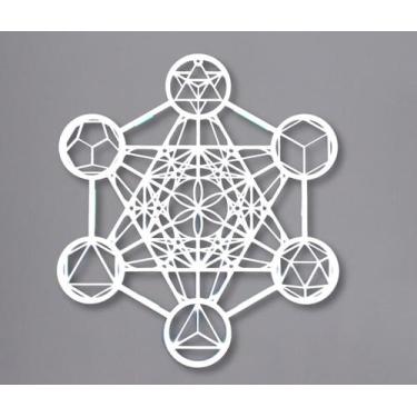 Imagem de Mandala Cubo Metatron Sólidos de Platão - Geometria Sagrada - Barão La