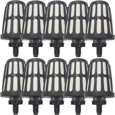 Imagem de Kit 10 Vela Com Carvão Ativado Universal Plástica Filtro de Barro E Pl