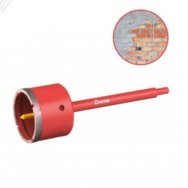 Imagem de Serra Copo Diamantada Alvenaria Cortag  75mm