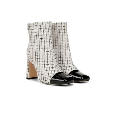 Imagem de CIRCUS NY BY SAM EDELMAN Bota feminina Easton no tornozelo, fava de baunilha/preta, 40