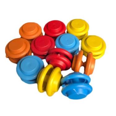 Imagem de Mini YoYo de Plástico Colorido - 12 Unidades - Mini Toys