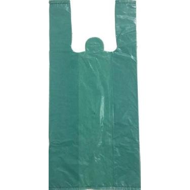 Imagem de Sacola Sacolinha Verde Reciclada 10 Kg  Modelo 40x50 - HIGIPACK, Verde