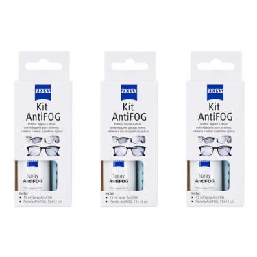 Imagem de Kit Zeiss Antifog Brasil Com 3 Kits