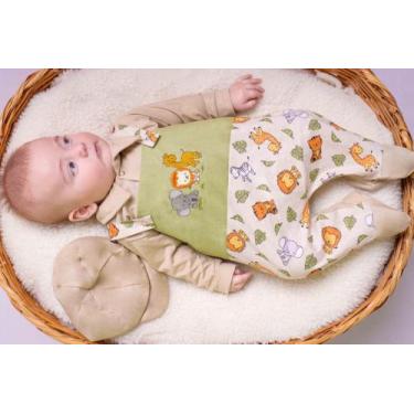 Imagem de Saída De Maternidade Jardineira Animais - Para Meninos - MARY BABY, Sa