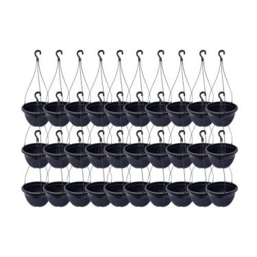 Imagem de Kit Com 30 Vasos Para Pendurar Com Haste Decoração Para Casa - Casa Be